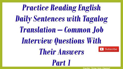 job interview questions and answers in tagalog|Top 125 Tagalog Job Interview Questions And Answers.